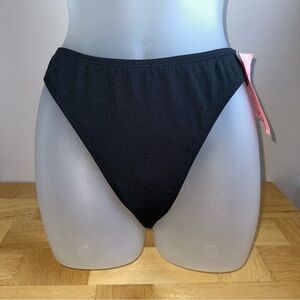 Women’s 90s dead stock Catalina high waisted black bikini bottoms Sz S NWT